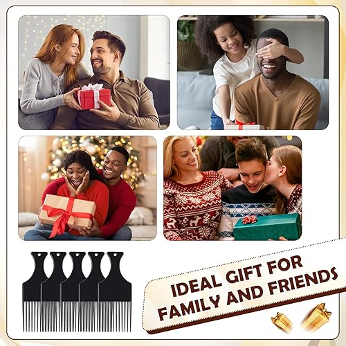 Miniatura 5 de Zhehao 120 piezas de peine de plástico para cabello de dientes anchos para peine afro liso, suministros de salón para mujeres y hombres, rizado,