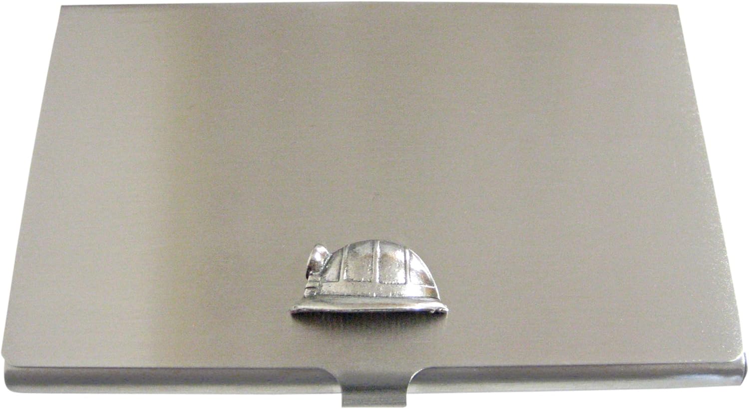 Kiola Designs Silver Toned Textured Mining Helmet Business Card Holder