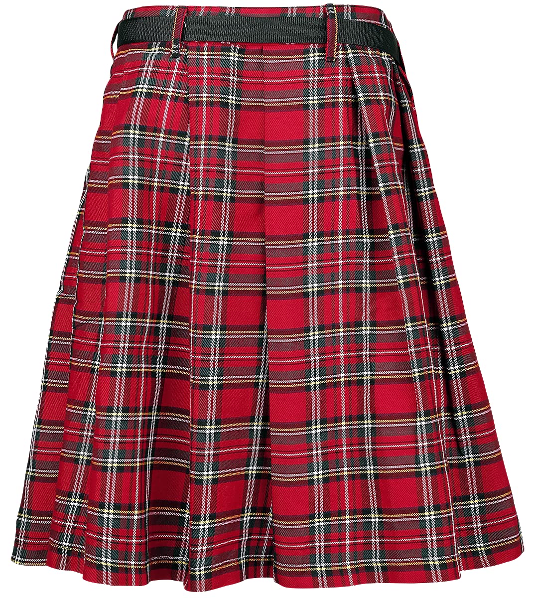 Fear is Over Kilt Uomo Gonna al Ginocchio Rosso