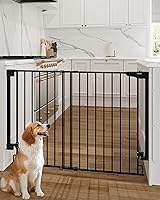 Vista 40 de Cumbor Puerta para bebés de 29.7-54.2" de ancho para escaleras, Ganadora de los Premios Mom's Choice Awards - Puerta para perros con cierre