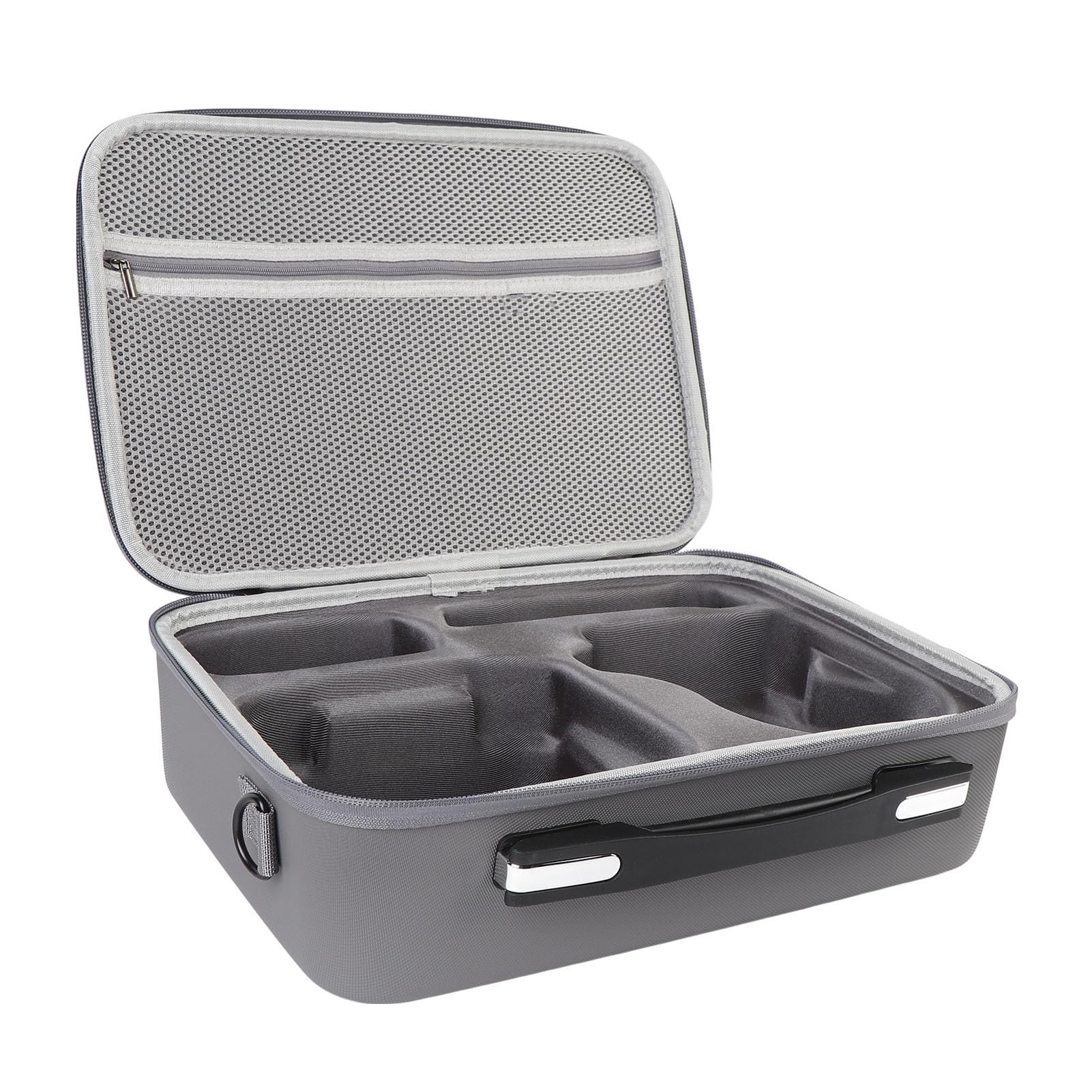 Jiawu Custodia per Drone in PU Antipioggia con Doppia Cerniera per Accessori Flip Drone, Borsa da Trasporto di Grande capacità per Esigenze di Stoccaggio Quotidiane