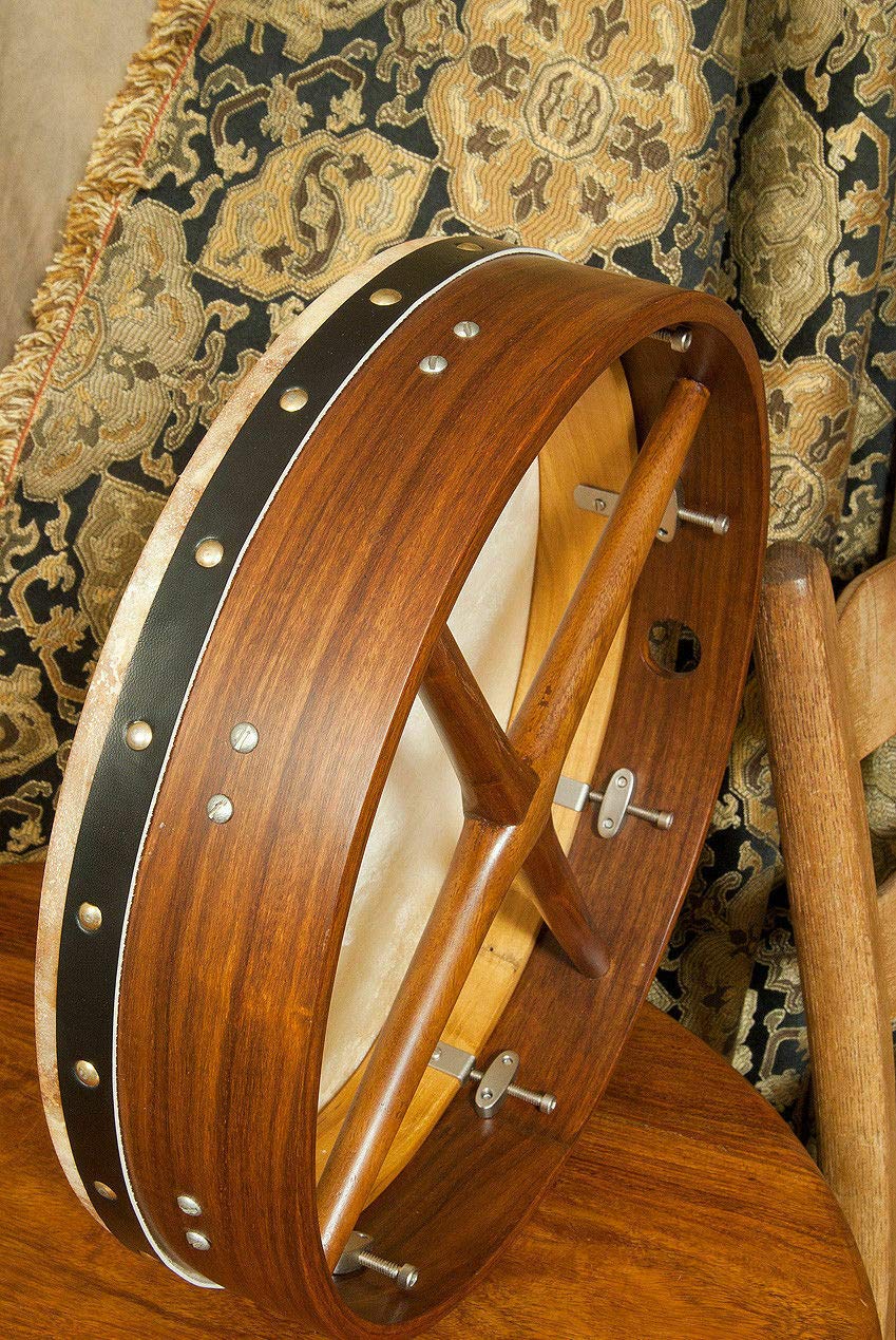 Roosebeck Bodhran Package Includes: Bodhran 14" Tunable & Drum Play Book & CD by Steafan Hannigan - Image 5