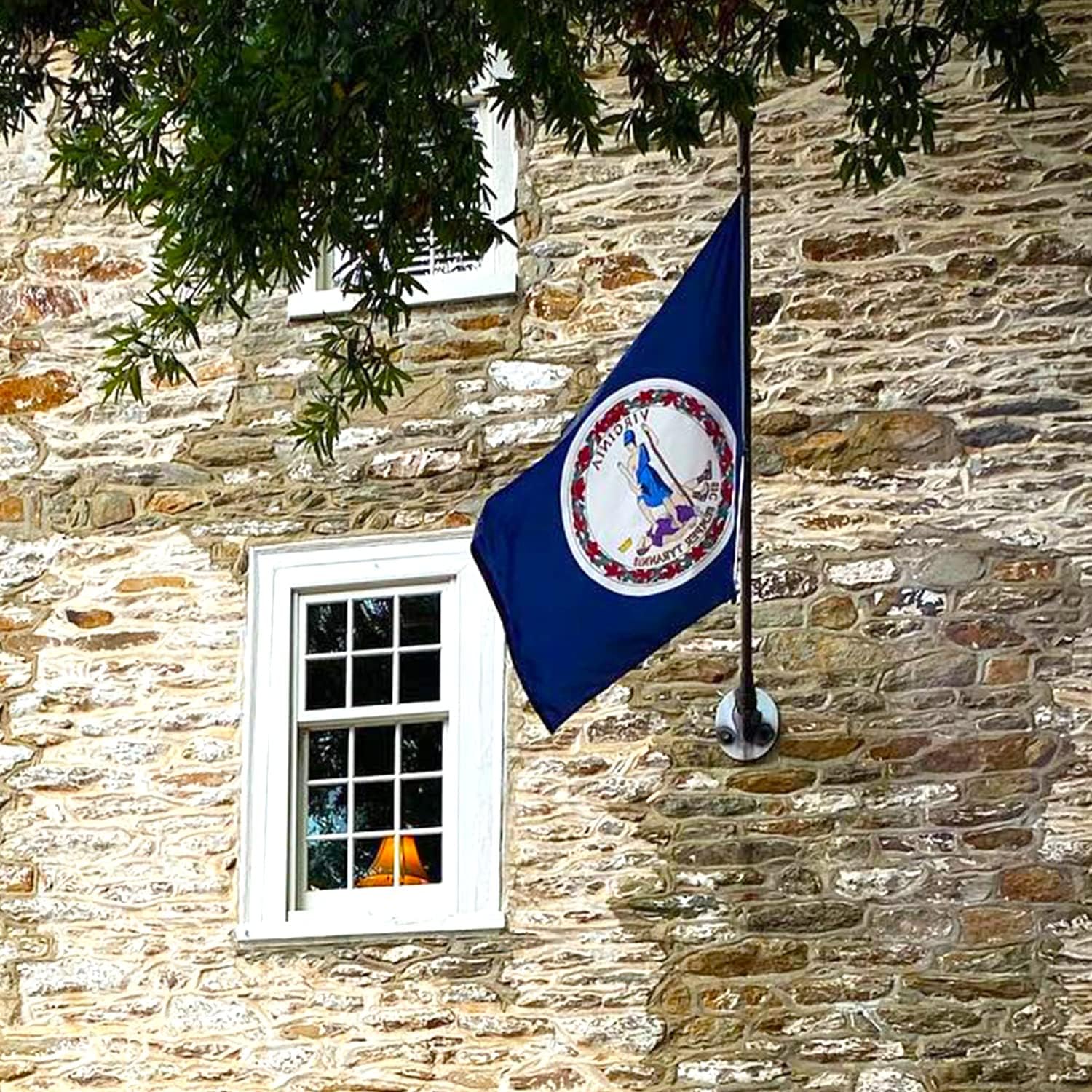 XIFAN Double Sided Virginia State Flag 3x5 ft, Heavy Duty 3 Ply Durable Polyester, VA Flag with Vibrant Print/4 Rows Hemming/Brass Grommets for Indoor Outdoor Decor - Image 7