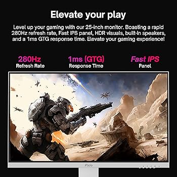 Pixio 24.5インチ 280Hzモニター 144Hz・165Hz・180Hz・200Hzゲーミングモニター | Pixio