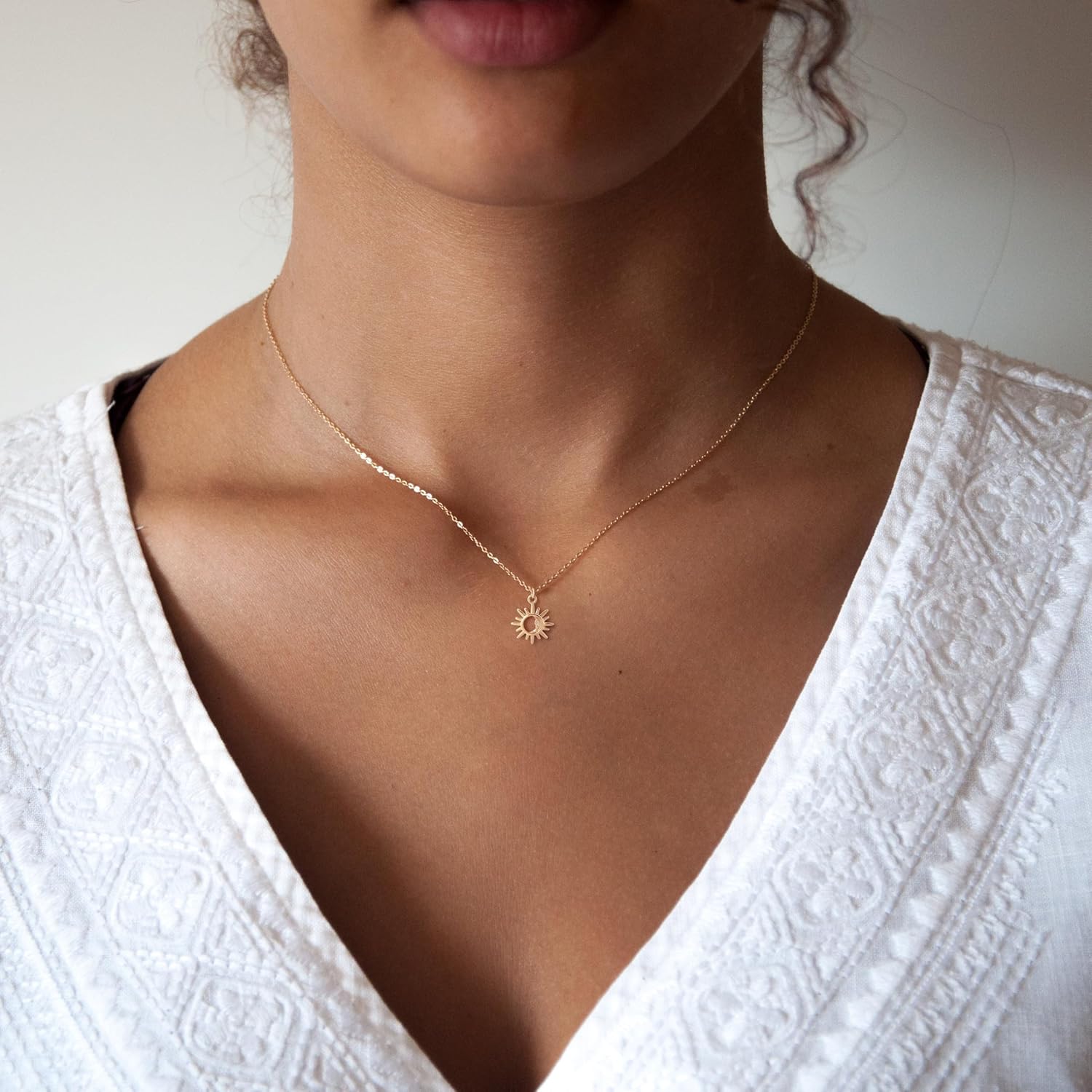 Gold Necklace for Women-14k Gold Plated Infinity Necklace Star Of David Necklace Evil Eye Cross Pendants Heart Dainty Gold Necklace For Women - Image 2