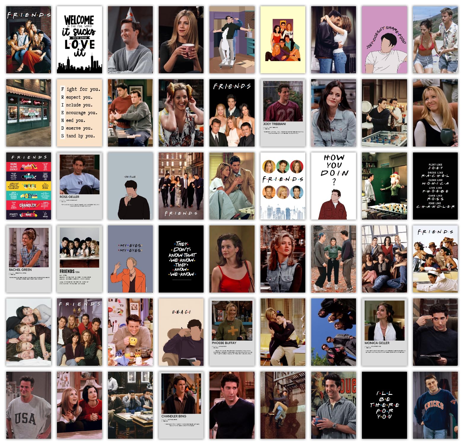 Superhero Wall Collage Kit - 54 Posters -8