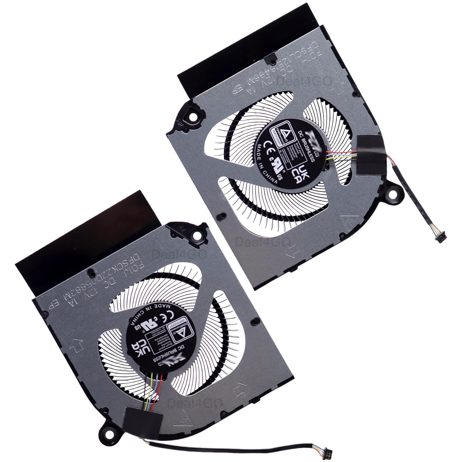 Deal4GO CPU GPU Graphics Cooling Fan kit Replacement for Acer Nitro AN16-41 AN17-41 AN17-51 AN16-51 AN17-41-R6L9 AN16-41-R148
