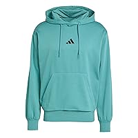 adidas Uomo Essentials FEELCOZY Fleece Hoodie, preloved Teal