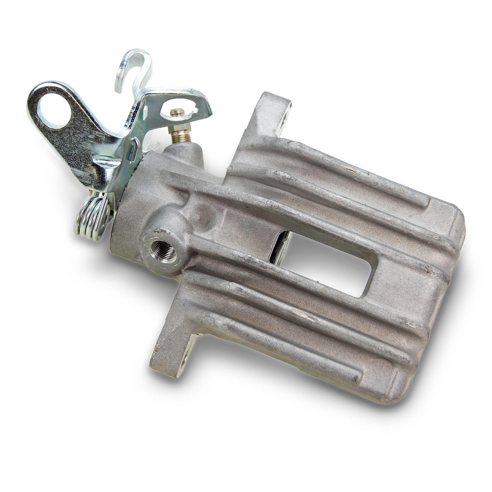BESTPRICE 2x pinza freno posteriore destra e sinistra + pastiglie freno posteriore, compatibile con A udi A3, SEAT ALTEA, LEON, TOLEDO, SKODA OCTAVIA 2, YETI, VW BEETLE, EOS, GOLF PLUS V, Golf 5 e 6
