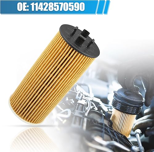 Miniatura 3 de X AUTOHAUX Filtro de aceite de motor Reemplazo 11428570590 11428575210 Filtro de combustible de aceite para Mini Cooper Clubman Base S 1.5L L3 - Gas