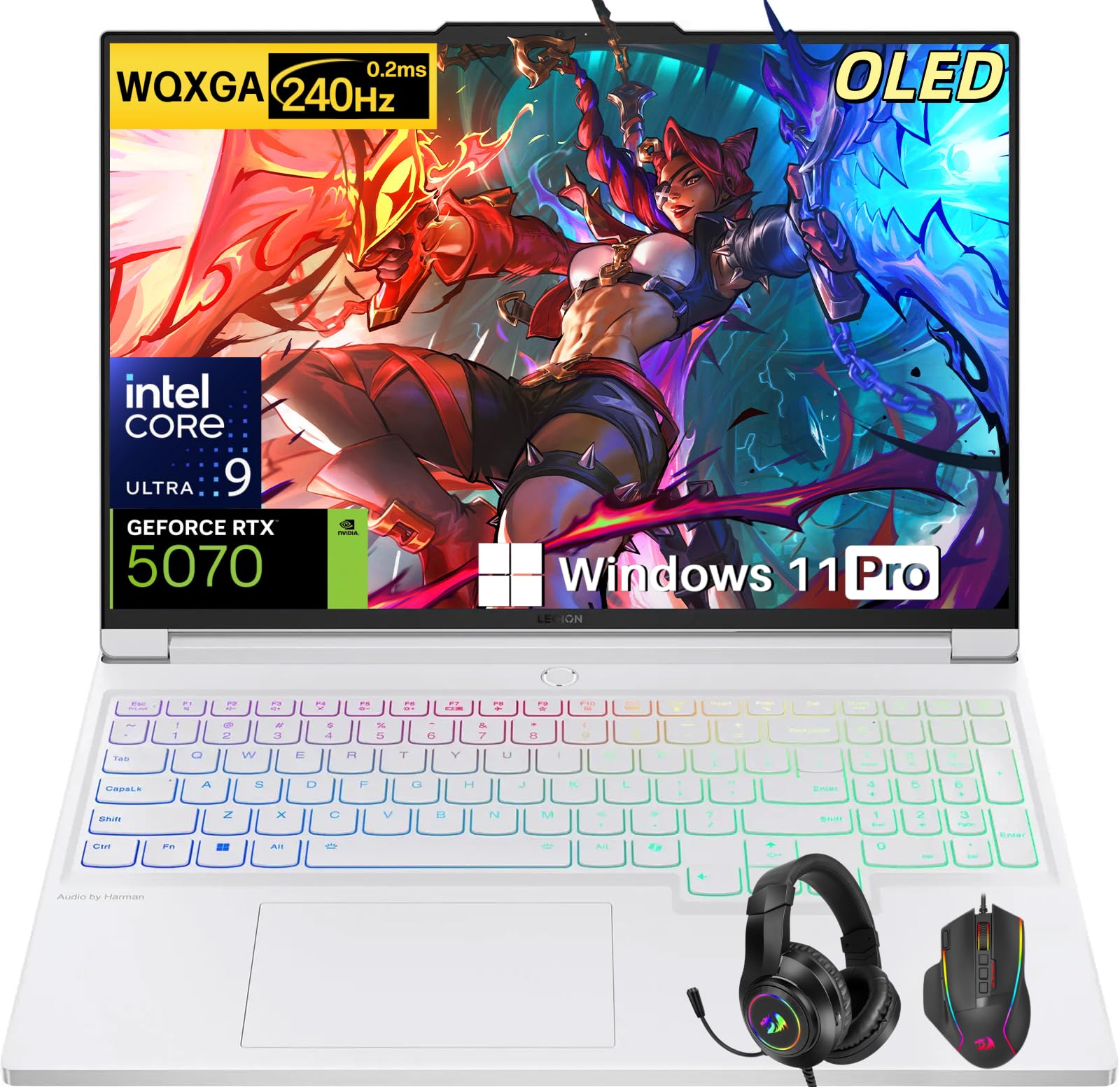 Lenovo Laptop para jogos Legion 7i, Intel Core Ultra 9 275HX, tela