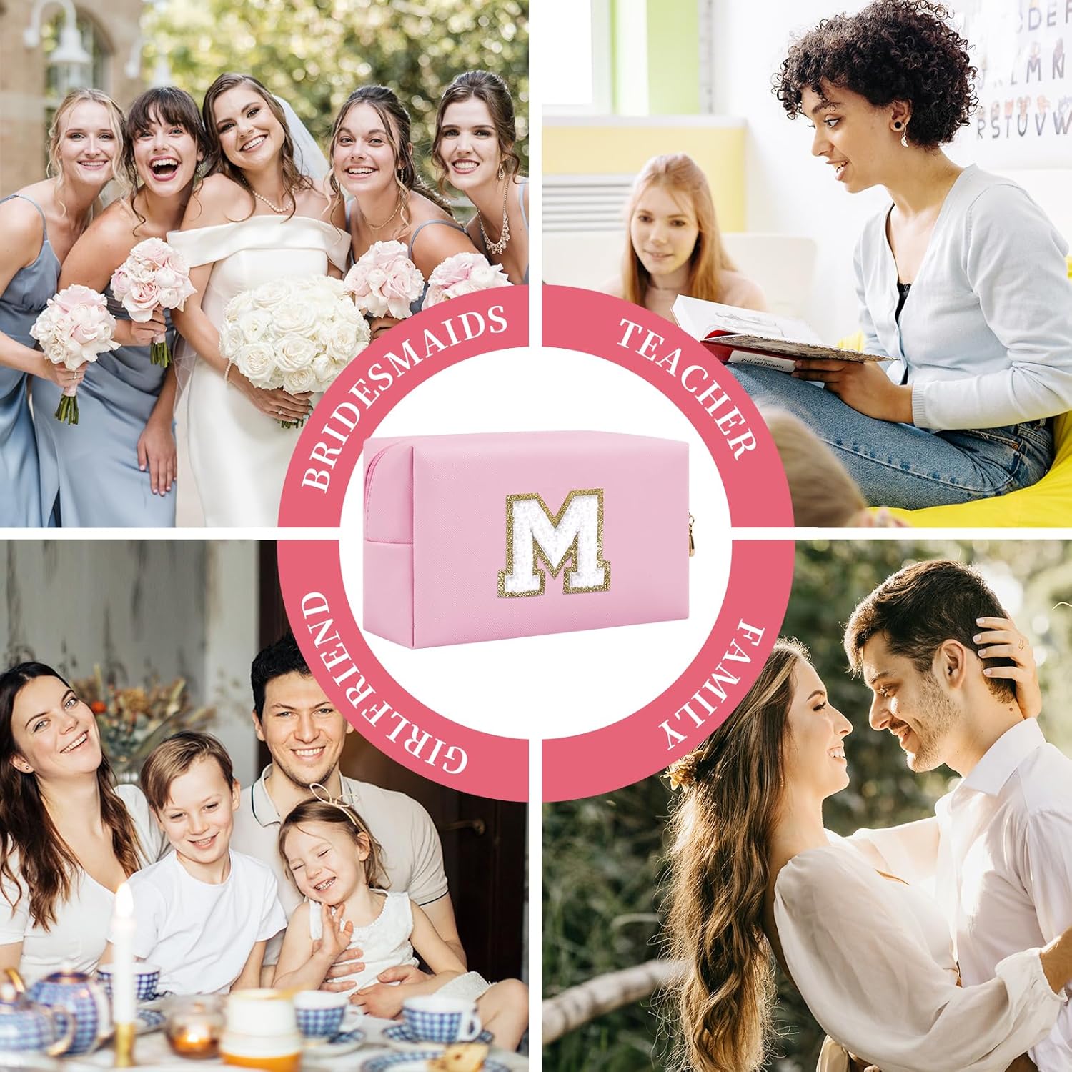 Preppy Initial Letter Travel Makeup Bag 7 81Qn4m7YTYL. AC SL1500