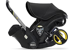 Doona Nitro Black 3 Seat Stroller - All-in-One Travel System