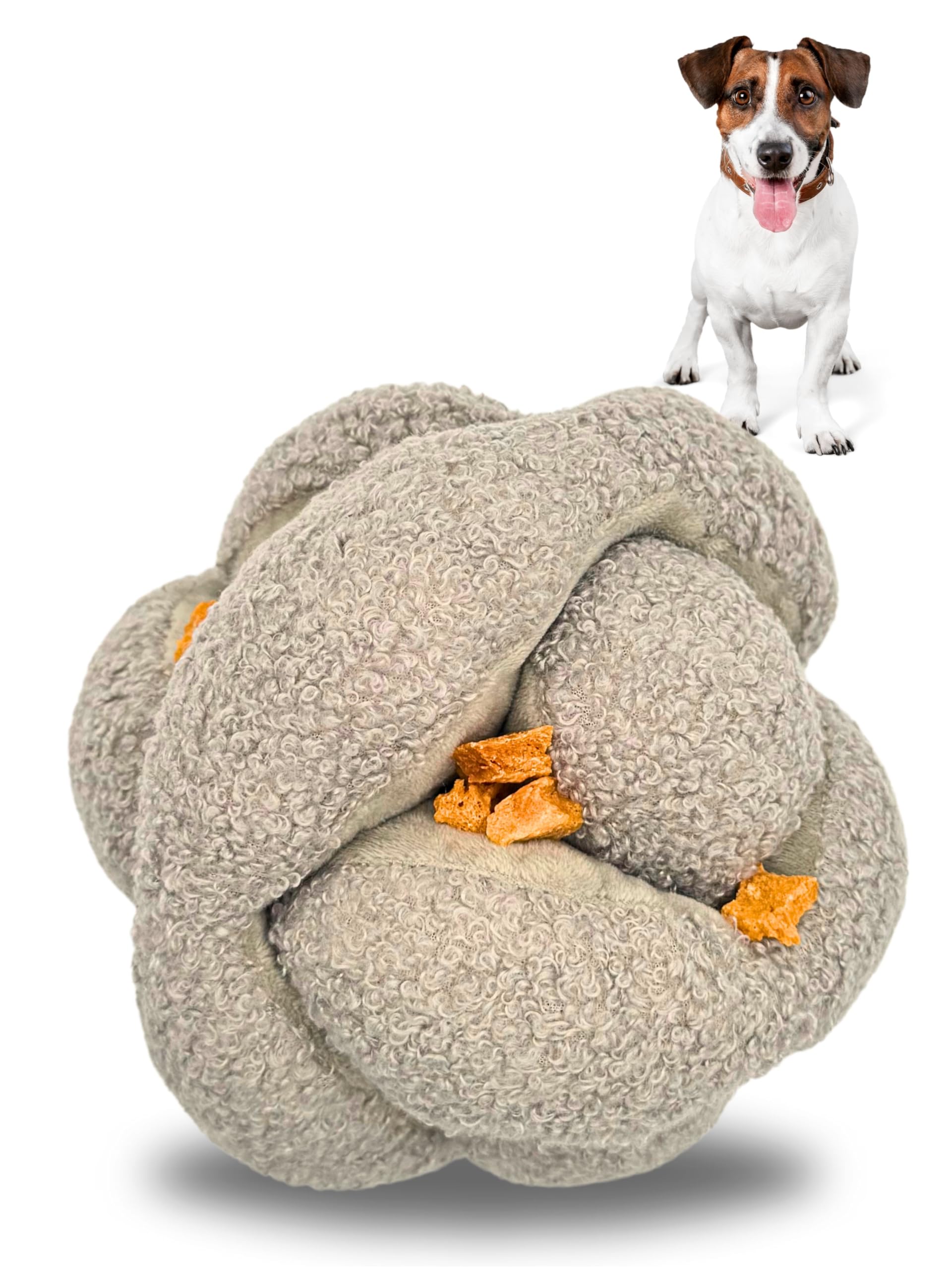 FELLBUDDY Schnüffelball für Hunde Intelligenzspielzeug für Hunde - interaktives Hundespielzeug für Beschäftigung Hunde - Hundespielzeug Intelligenz