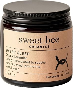 Sweet Bee Magnesium Body Butter with Shea Butter | Moisturizing Body Cream for Dry Skin | Rich Hydrating Formula | Non-Greasy Skin Care | Lavender 120ml