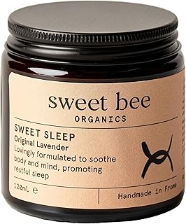 Sweet Bee Magnesium Body Butter with Shea Butter | Moisturizing Body Cream for Dry Skin | Rich Hydrating Formula | Non-Greasy Skin Care | Lavender 120ml