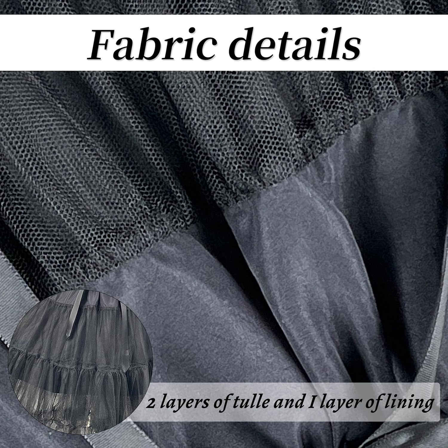 Women's Tutu Elastic Waist Petticoat Tulle Puffy Skirt Princess Ballet Dance Pettiskirts Dress Party Underskirt - Image 7