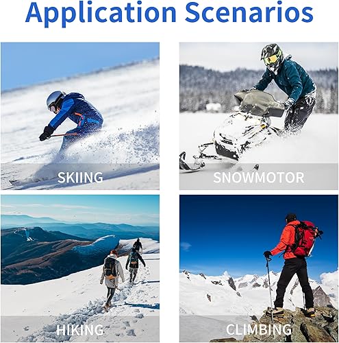 Miniatura 6 de SooGree Gafas de esquí, snowboard, esquí, nieve, viento, a prueba de polvo, gafas de motocicleta, gafas de ciclismo para hombres y mujeres