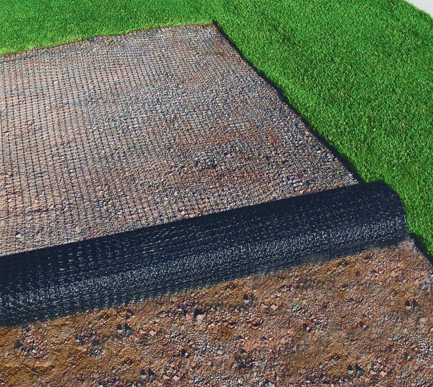 Maulwurfnetz 100m² Rolle (1m x 100m) – Maulwurfsperre 26g/m² Schwarz – Rasenschutzgewebe UV-Stabil & Reißfest – Maulwurfgitter Teichnetz & Laubschutz (Masche 14x16mm)
