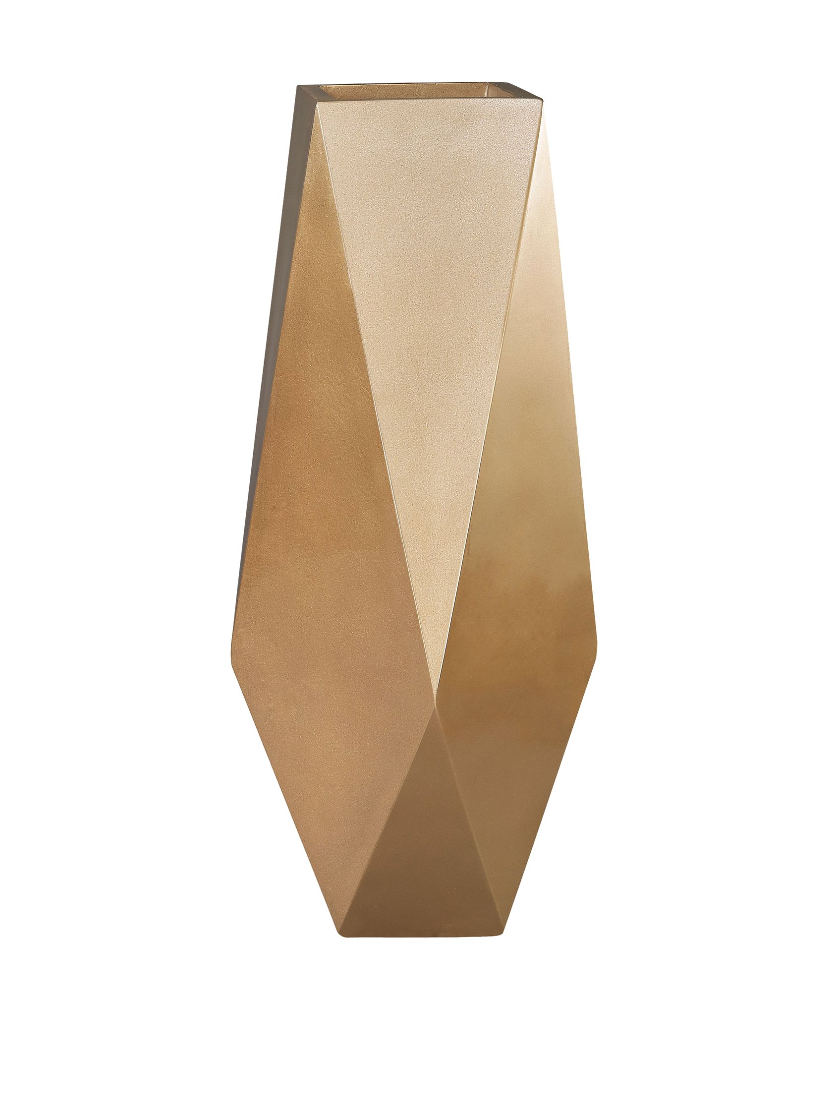 Qattara Planter in Champagne Gold