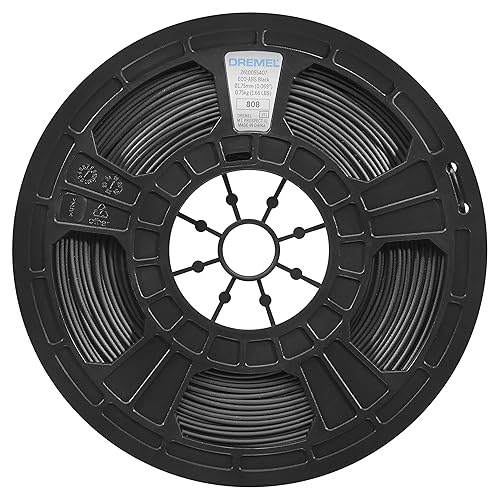 Miniatura 2 de Dremel DigiLab ECO-BLA-01 - Filamento para impresora 3D, 0.069 in de diámetro, peso de carrete de 1.7 lbs, color negro, habilitado para RFID, nueva