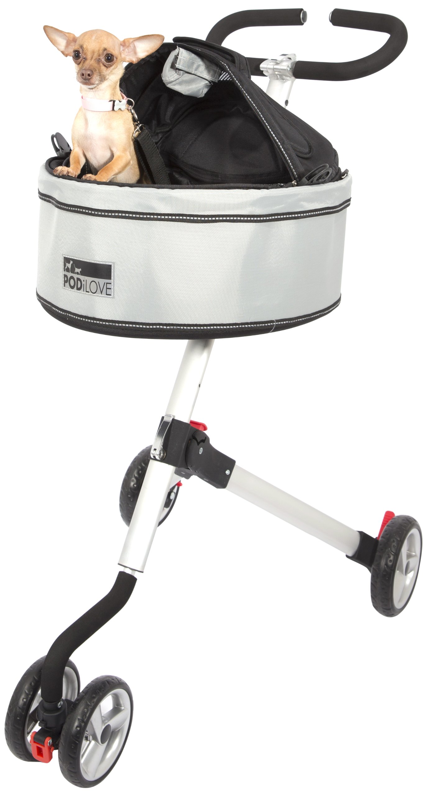 Quadro Pet Stroller With Pod I Love Pet Carrier Black Desertcart