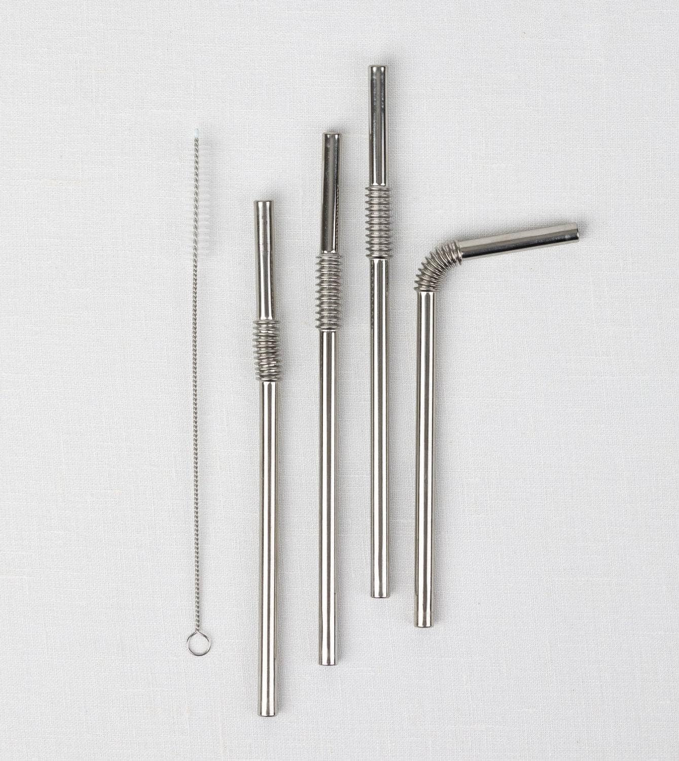 Biegbarer Strohhalm | Der einzige flexible Edelstahl-Strohhalm | Patentiert & Hygienisch zertifiziert | Edelstahl-Strohhalm, Metall-Strohhalm, wiederverwendbar, Edelstahl-Trinkhalme,