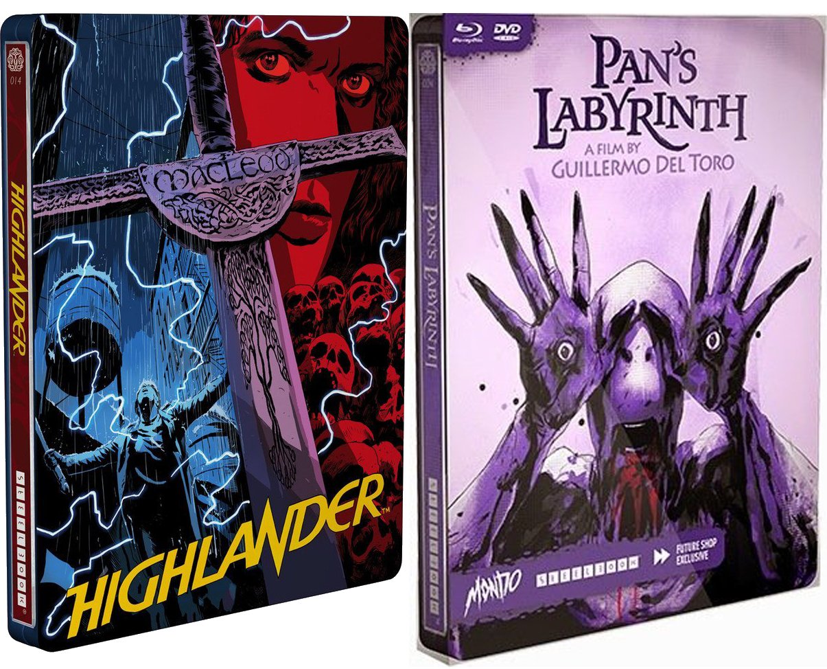 Highlander Pans Labyrinth Mondo Steelbook Bundle
