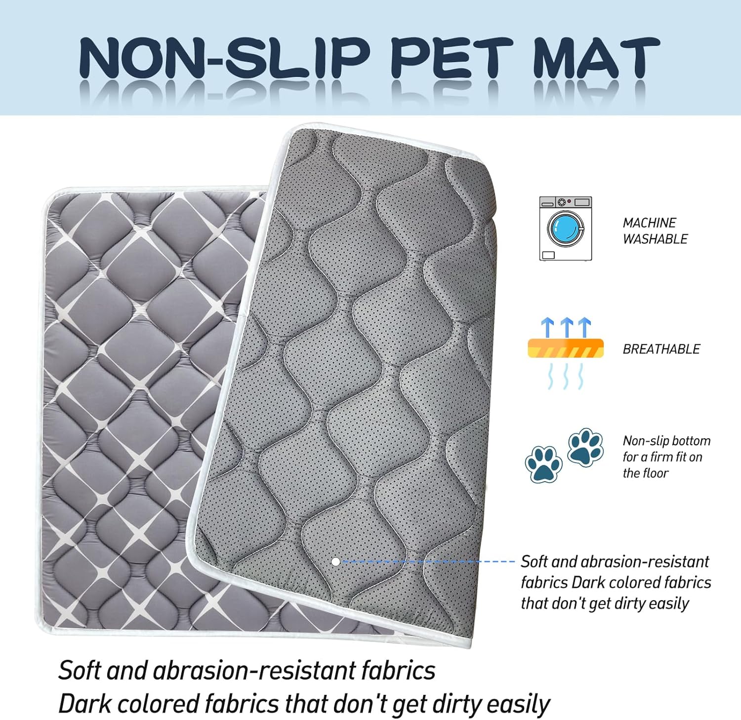 The Ultimate Comfort: Bubble Bear Dog Crate Mat Review - Soft, Washable & Stain-Resistant!