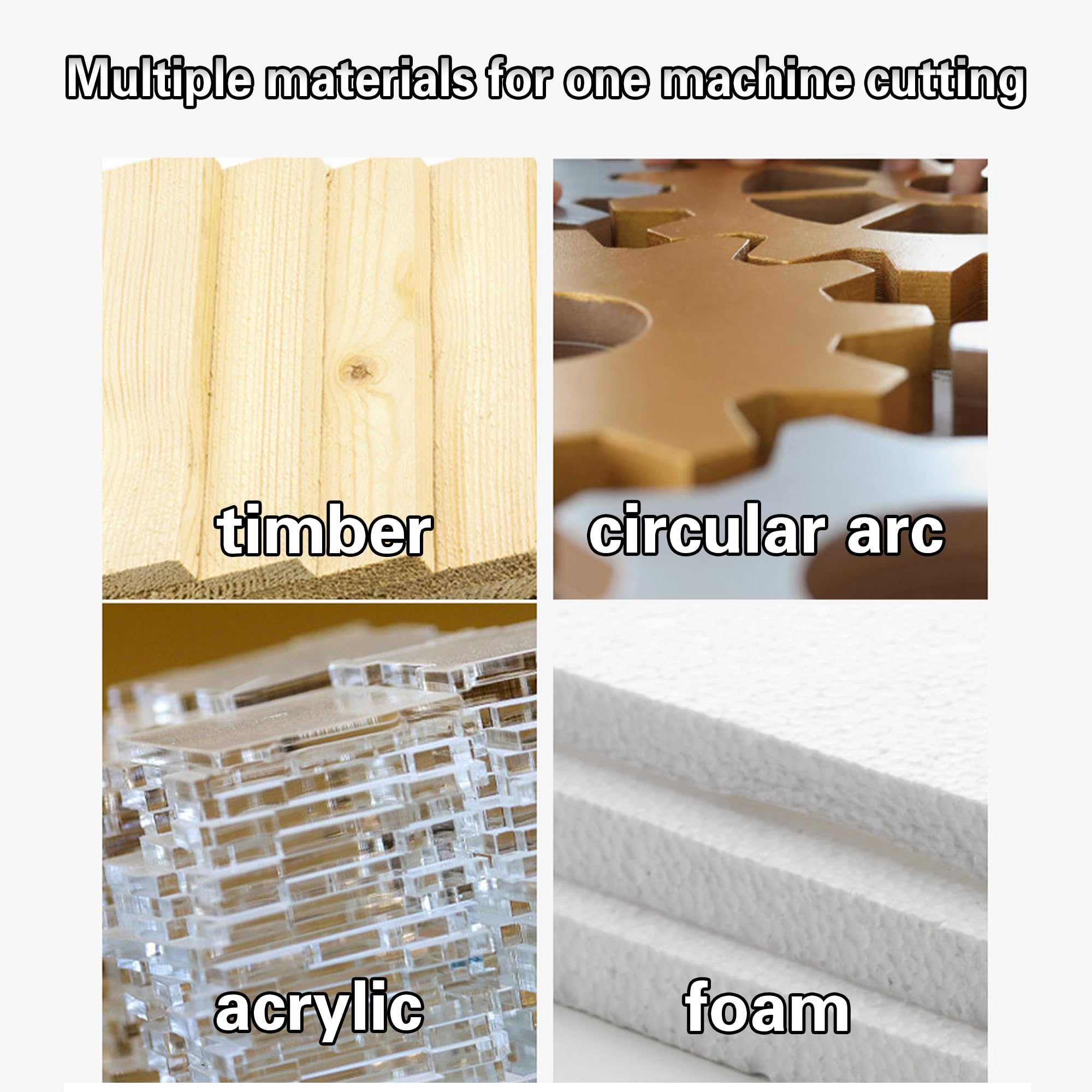Sierra de cinta de mesa con profundidad de sierra ajustable, mesa de metal inclinable para cortes curvos y rectos, ideal para pequeños talleres y proyectos de bricolaje