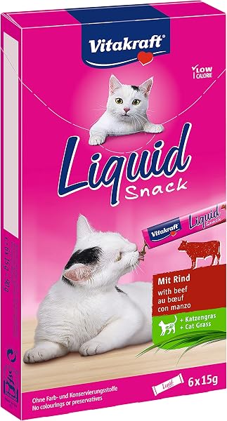 Vitakraft Flytande Snacks Kattgodis med Nötkött