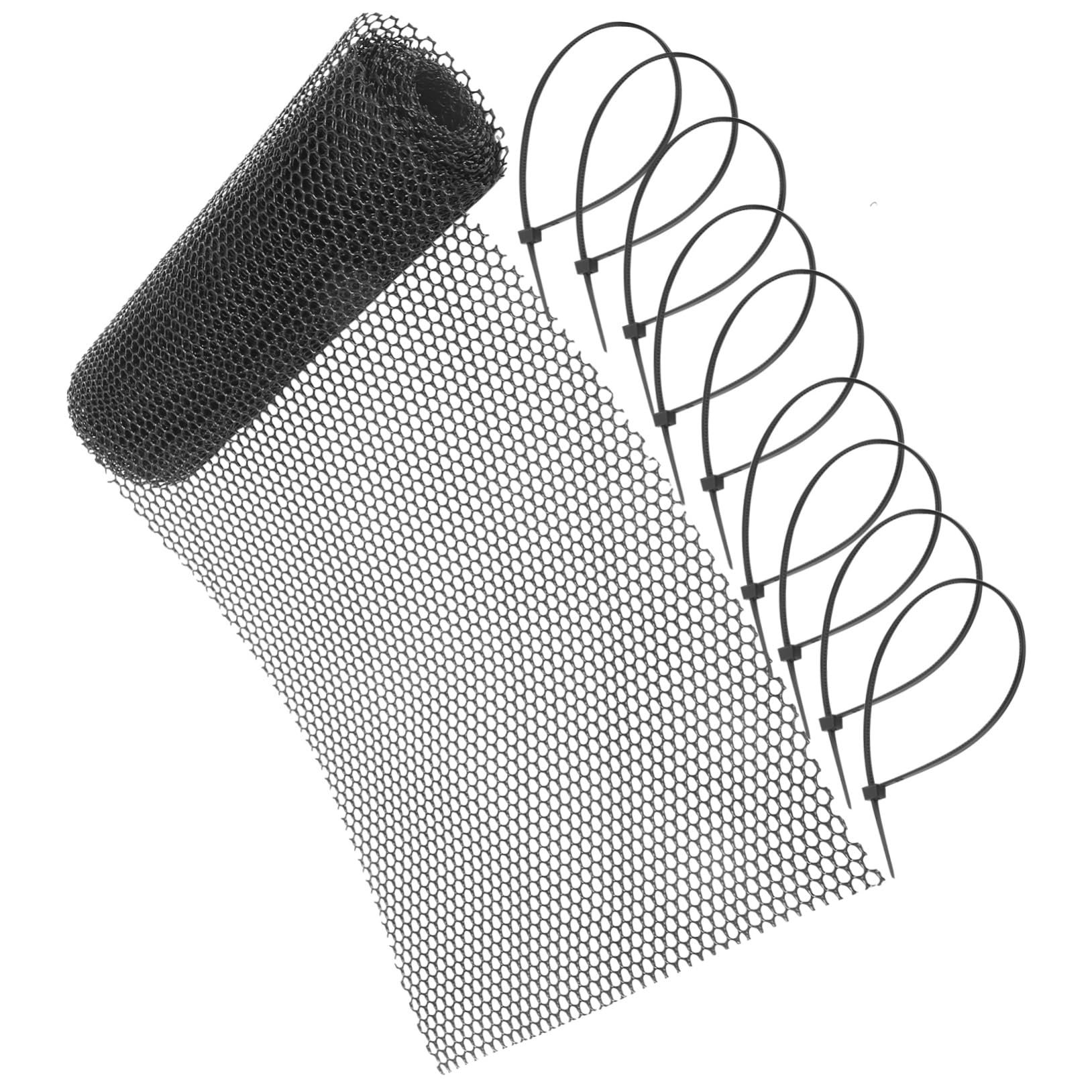 ifundom Recinzione in Rete Per Pollame Da Giardino Rete in Plastica Per Recinzioni Da Giardino Flessibile e Resistente Per Creare Forme Curve o Installazioni in Serie Proteggendo Erba Bord