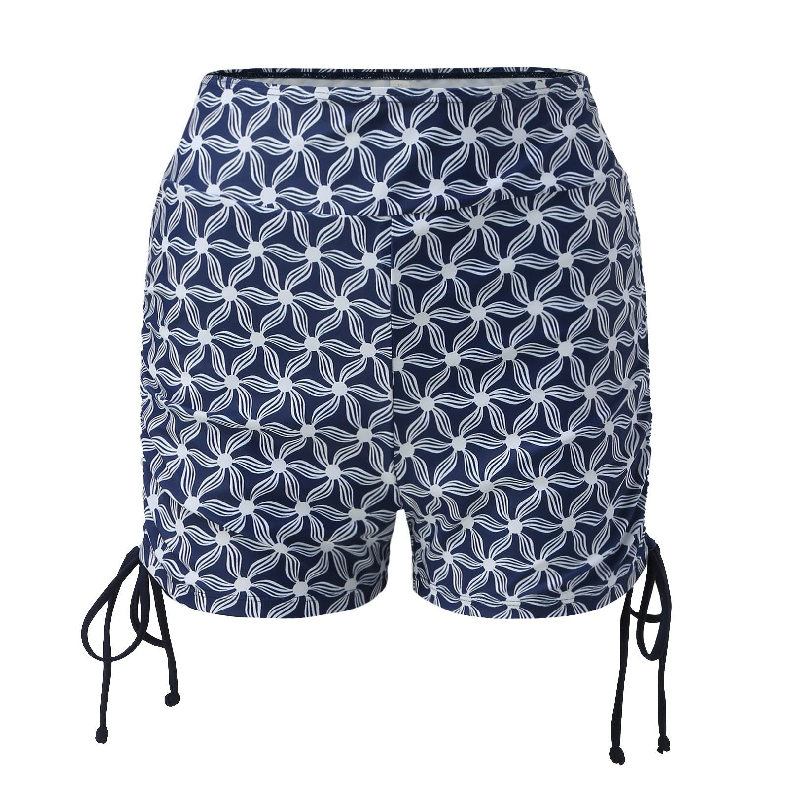 Top da bagno da donna push-up con pantaloncini costumi da bagno fluidi Indietro per la libertà increspato Tankini Costume da bagno Plus Size Costumi da bagno per le donne Tankini Costumi da bagno