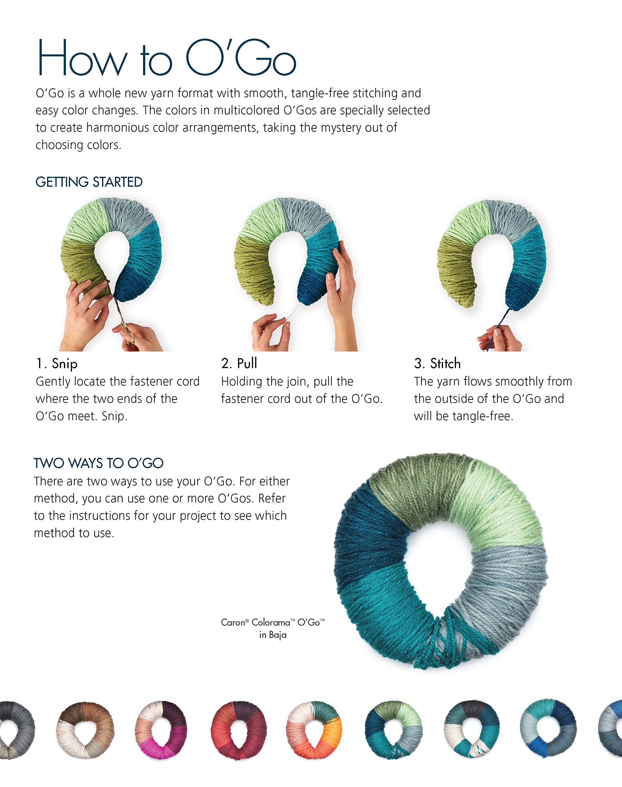 O'Go Crochet: más de 20 proyectos divertidos con hilos O'Go