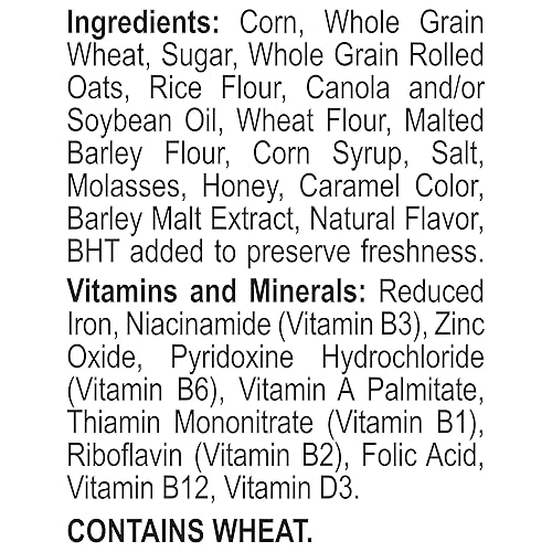 Miniatura 3 de Post Honey Bunches of Oats - Cereal de desayuno de vainilla con racimos de granola, caja de 12 onzas