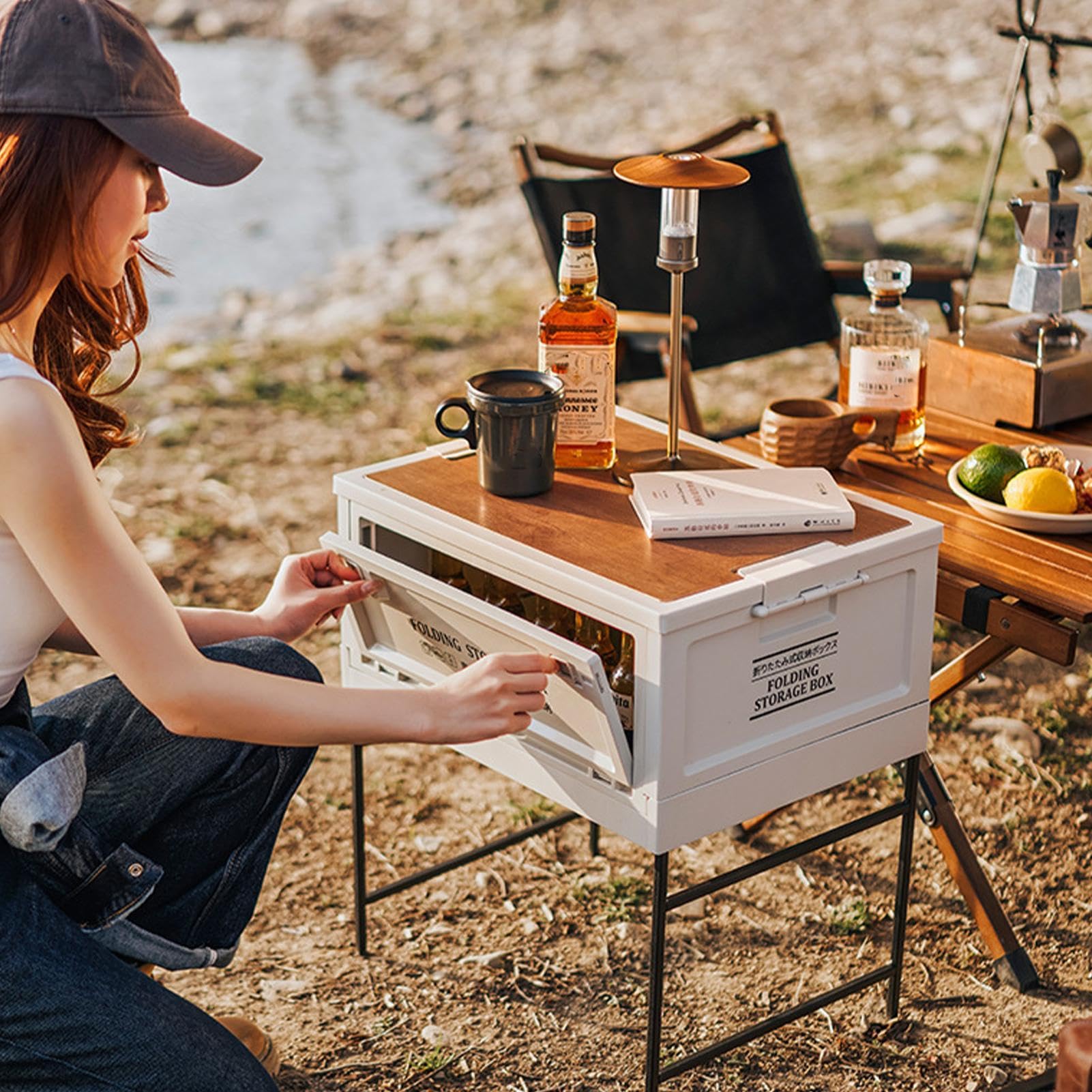 Amazon｜キャンプ用収納ボックス - アウトドアギア収納コンテナ