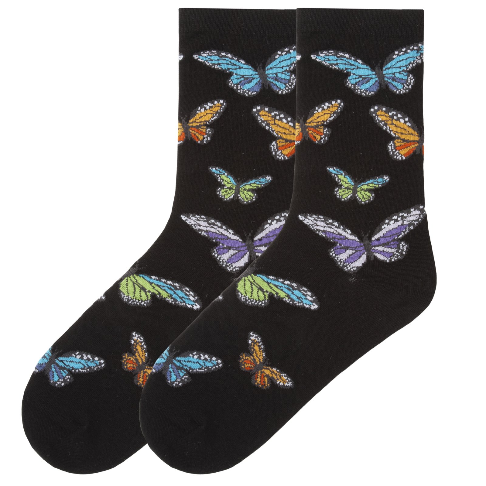 K. Bell Women's Fun American Classics Crew Socks (1-Pack)