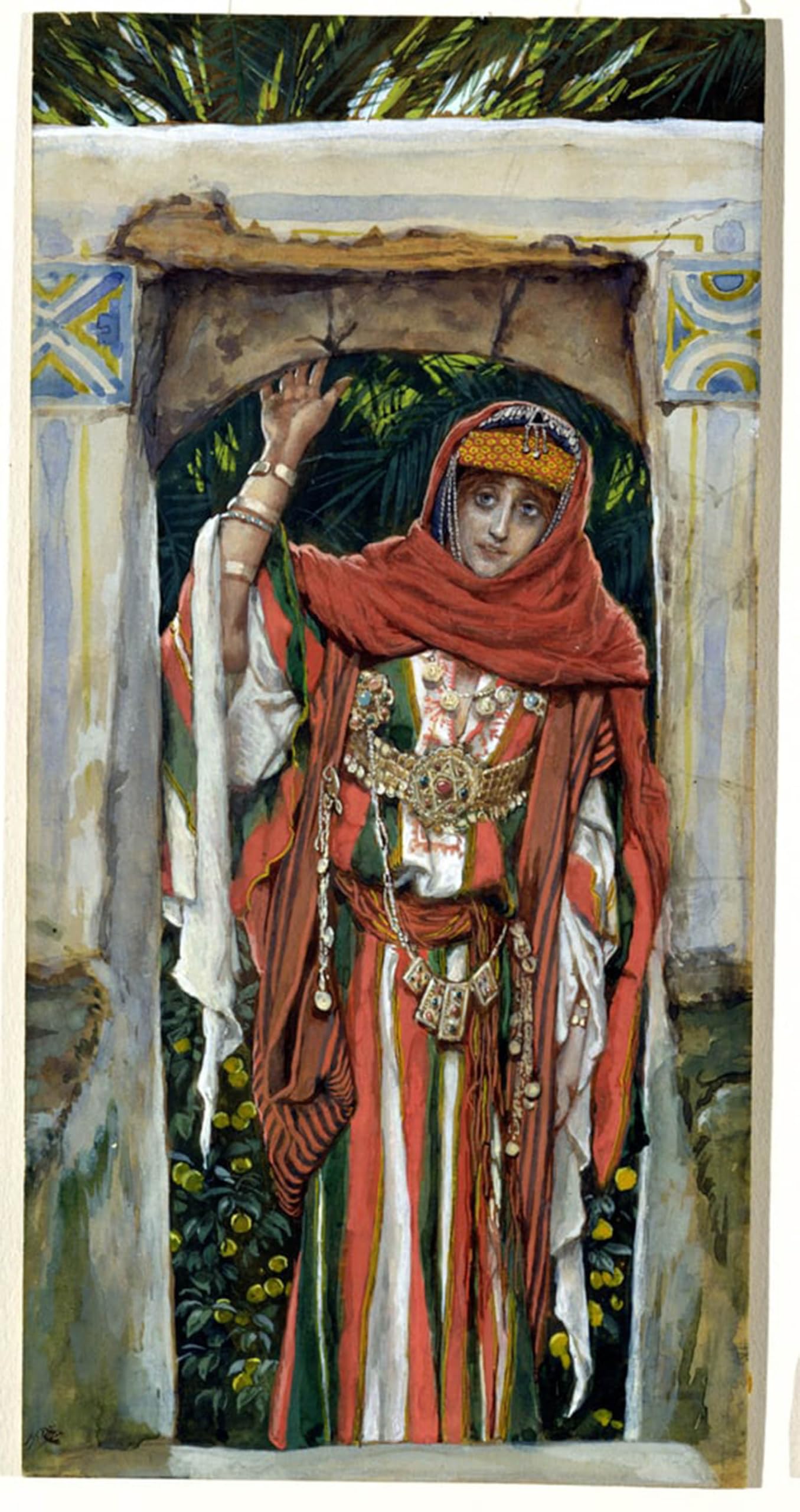 POSTERIIk Vintage Print Pop Art Landscape Artwork Mary Magdalene Before Her Conversion by Jacques Art Prints for Office Home Decor 60x90cm
