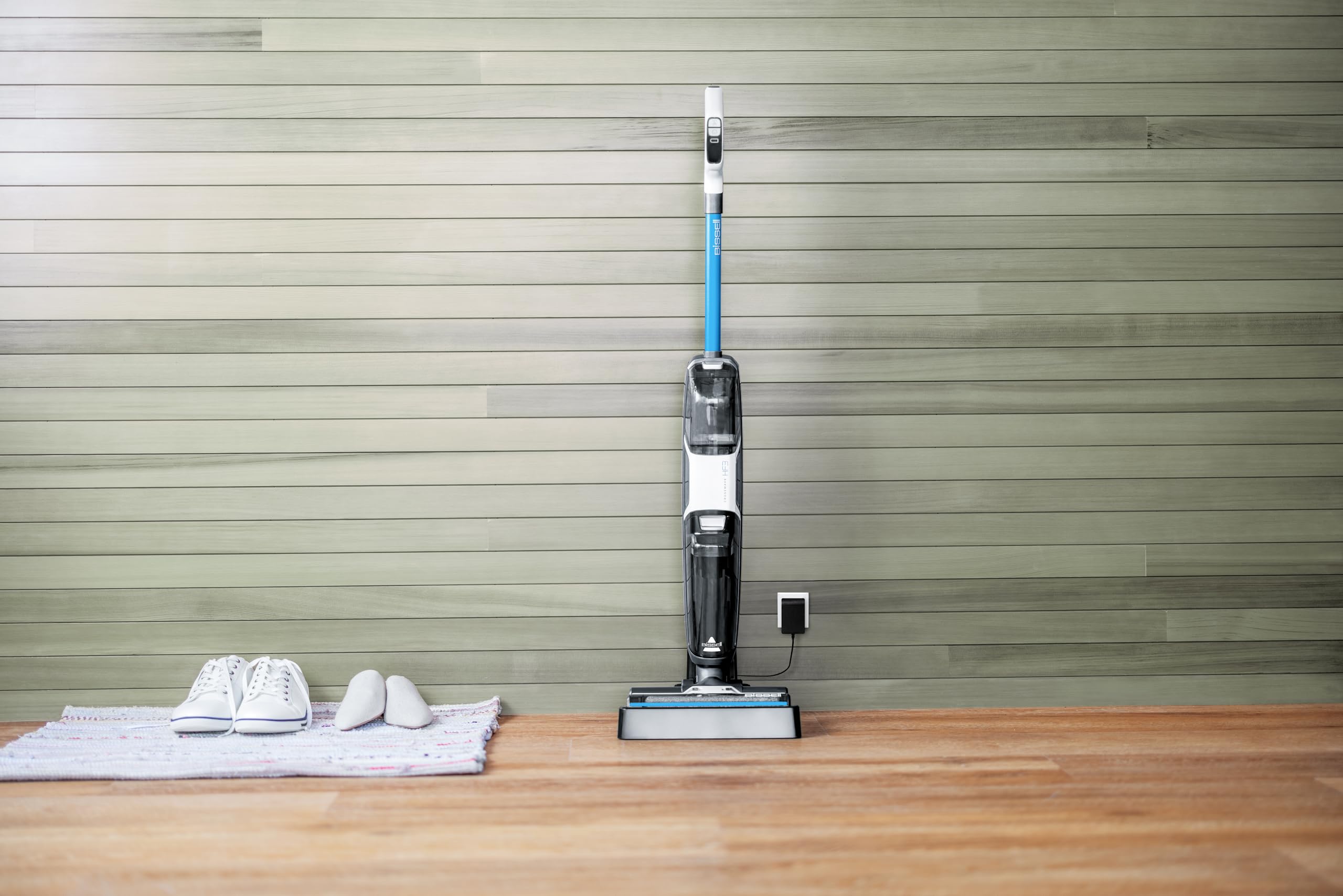Bissell CrossWave HF3, Aspirapolvere Senza Fili, Aspira e Lava Insieme, Scopa Elettrica Leggero, 25 Minuti di Autonomia, Lavasciuga Pavimenti, Lavapavimenti Potente, Solo per Pavimenti Duri, 3598N