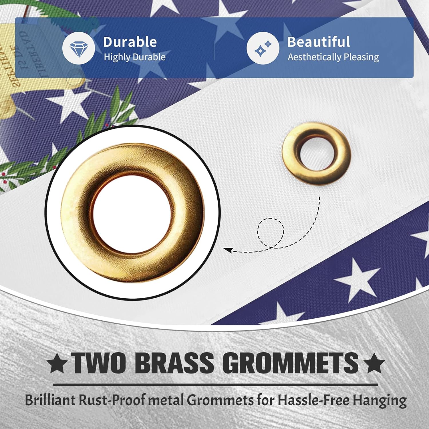 Vintage Half America Guatemala Guatemalan Flag Garden Yard House 2x3 ft Flags Double Sided Print Banner Indoor Outdoor Party Home Decorations for Boat Dorm House Balcony - Image 7