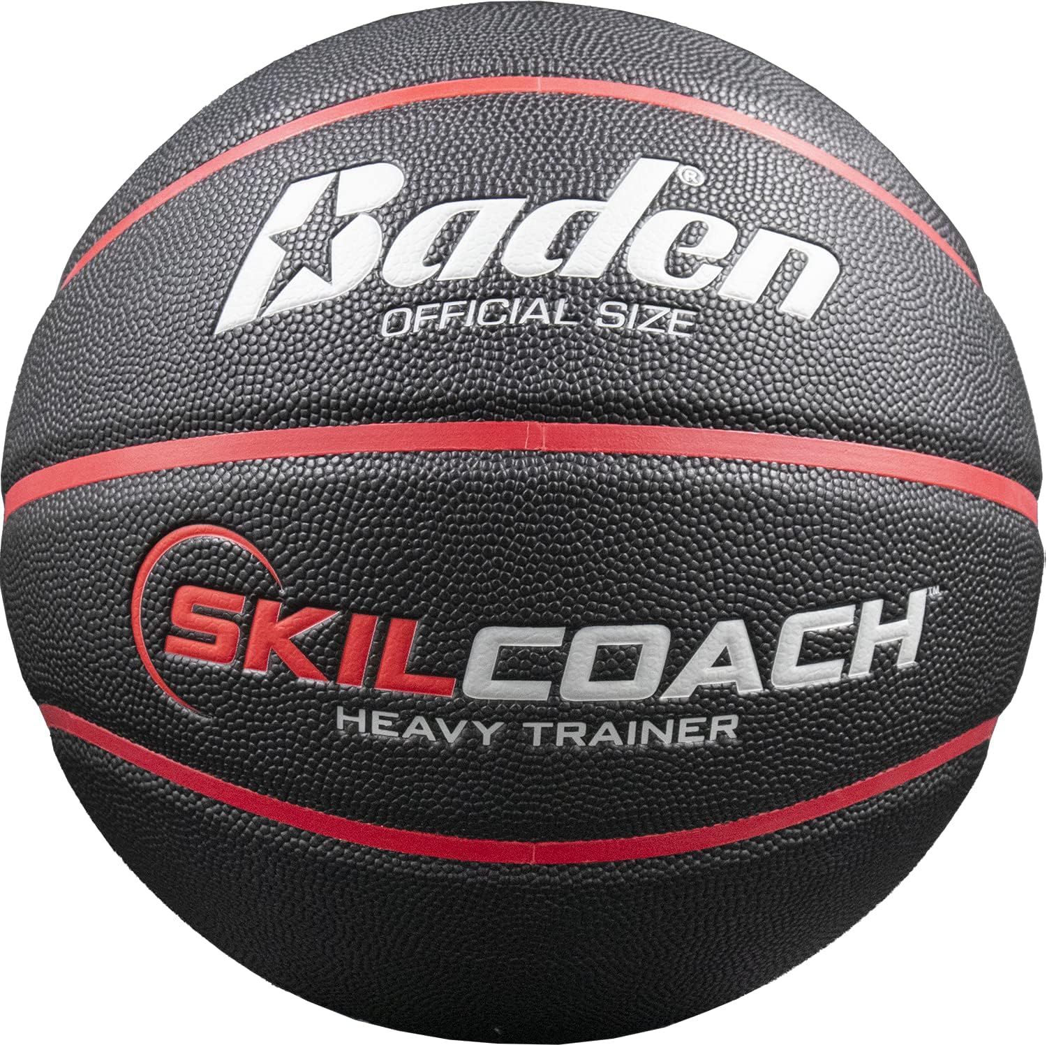 Baden SkilCoach Heavy Trainer Composite Basketball | Weighted Training Ball for Enhanced Skill and Strength Development | Official Size
