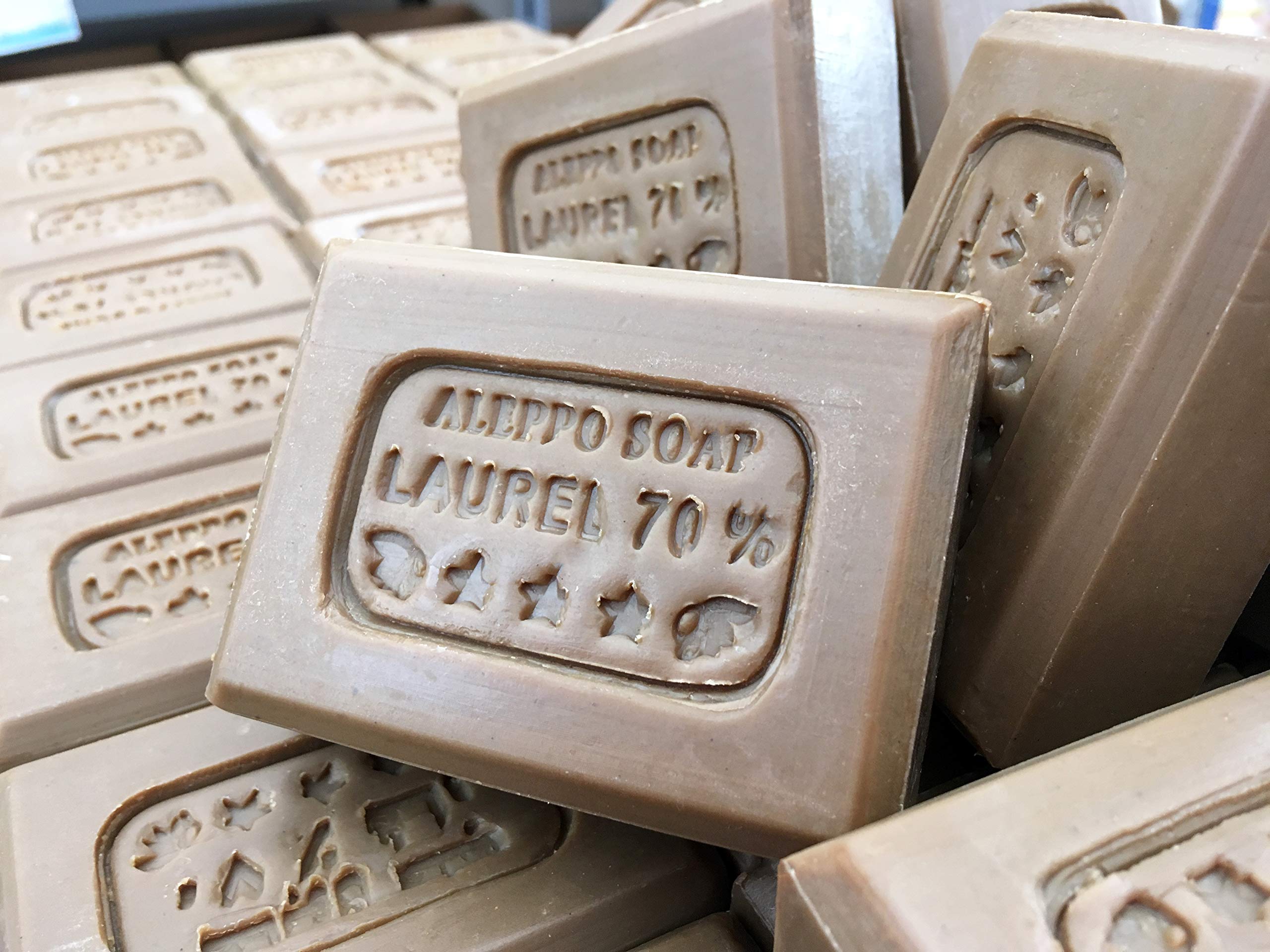 Aleppo Soap with Olive Oil and 70 of Laurel Oil 100 Handmade