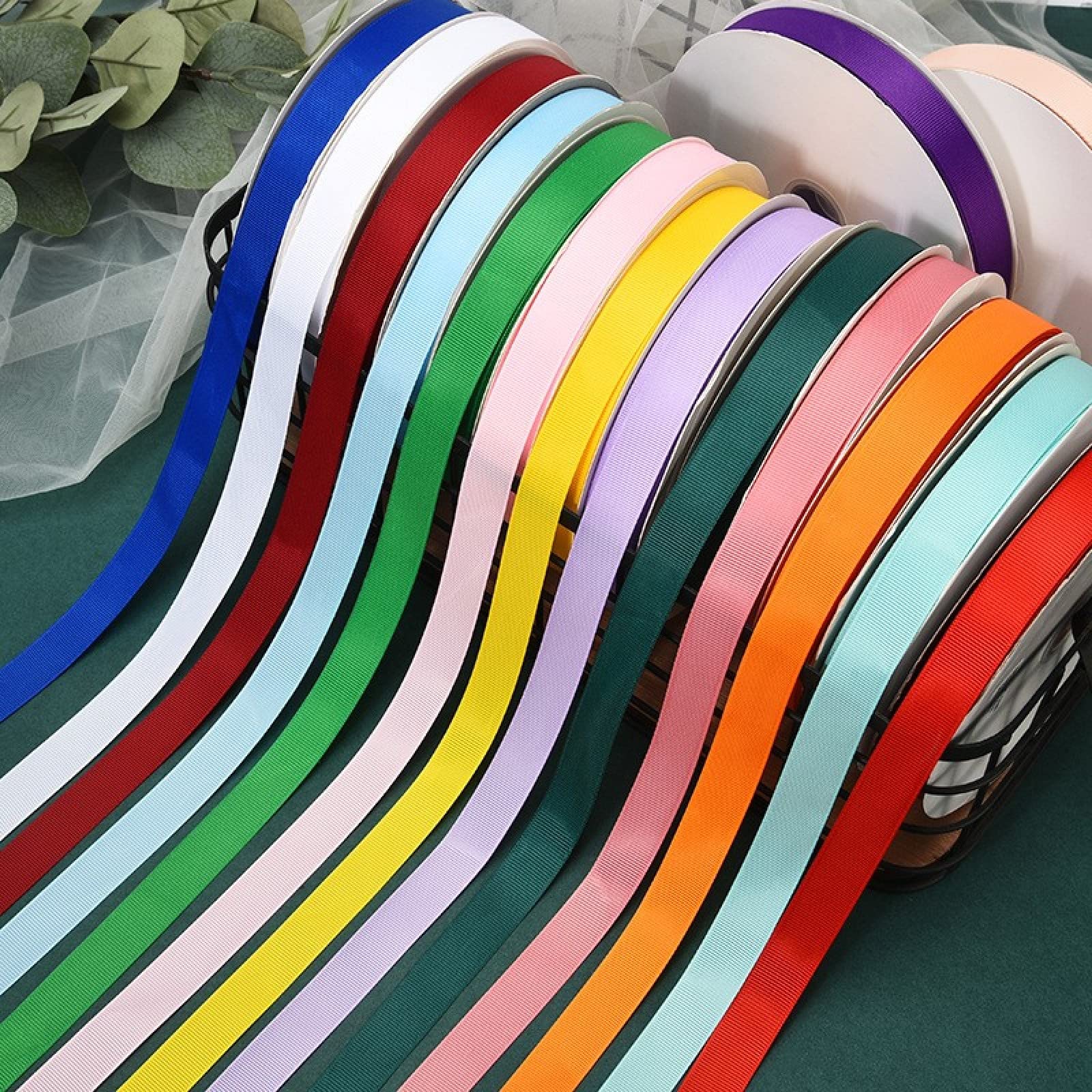 10 Yards 10 MM/25 MM/38 MM Glitter Zilver Rand Grosgrain Rood Lint Voor Ambachten Doe-het-zelf Haarstrikken Kerst Decor Materialen