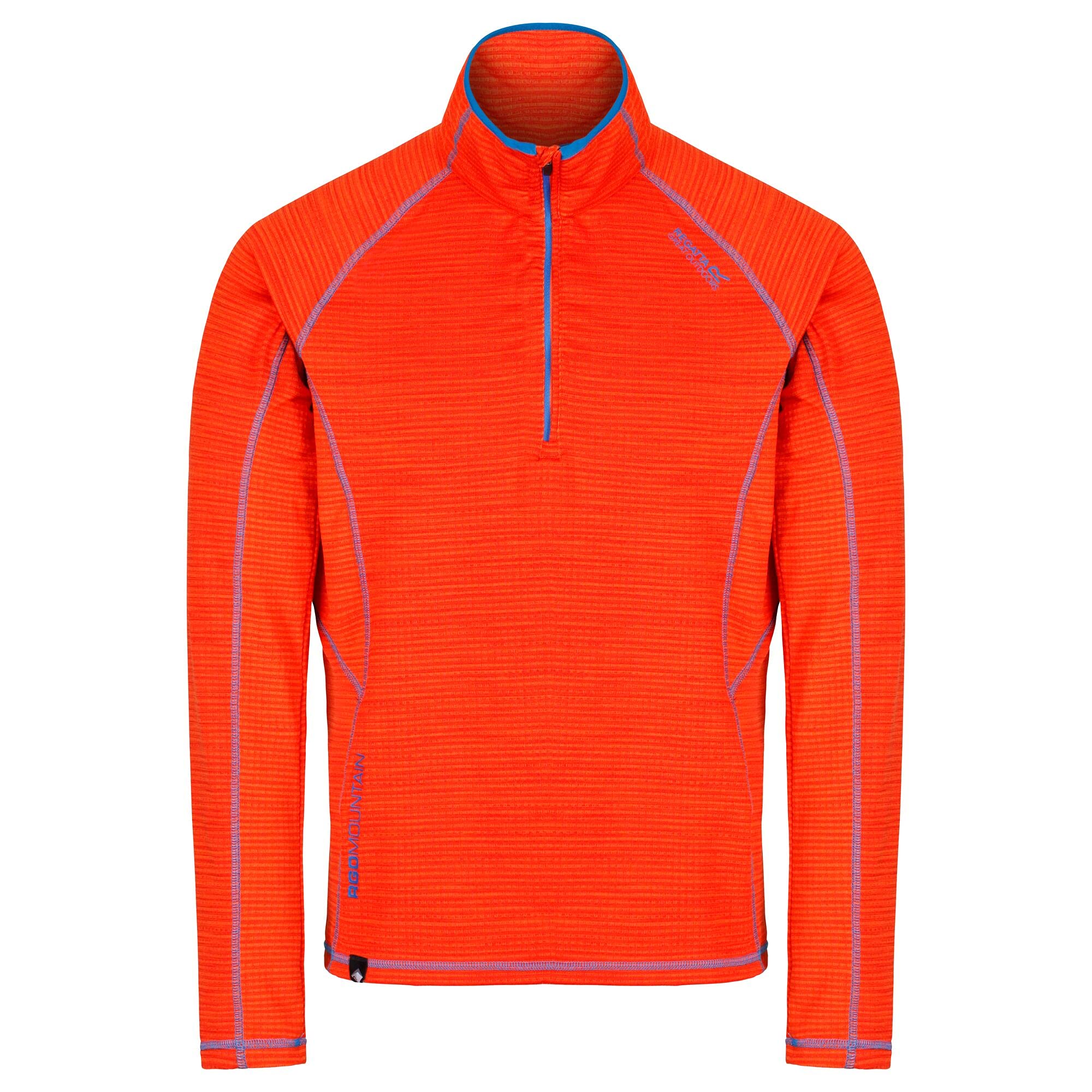 Regatta Men's Strong Blue Yonder Half Zip Top: : :, Colour: Stron Xxl