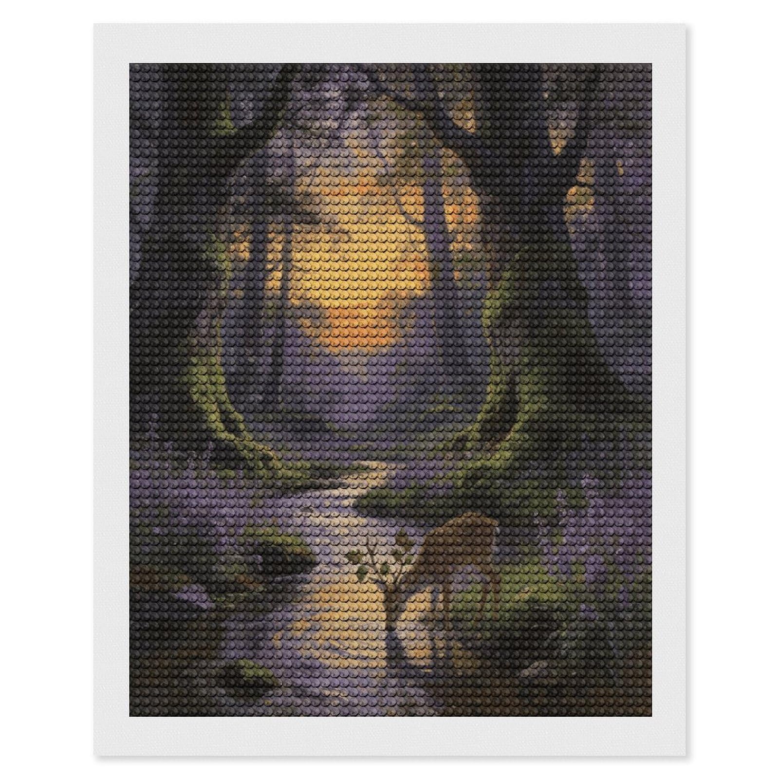 FekiLoot Woodland Diamond Art Kits for Adults Diamond Painting Kits for Beginners DIY Diamond Art Kits Round Full Drill Diamond Dot Gem Painting for Home Wall Decor Gift 16"x20"