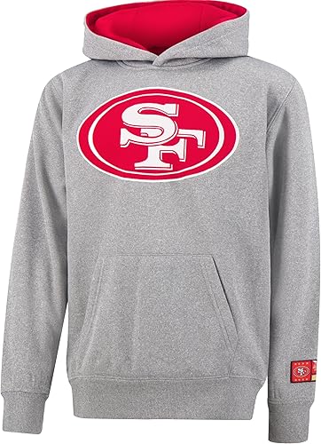 Ultra Game Sudadera con capucha oficial de la NFL para niños, mezcla de poliéster cálido