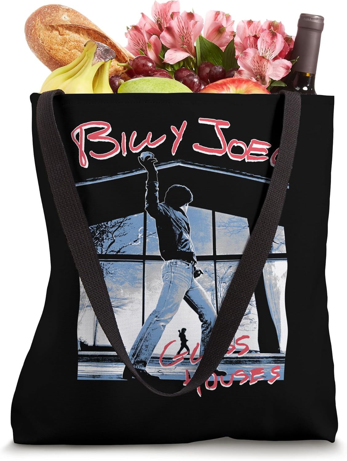 Official Billy Joel Glass Houses Tote Bag