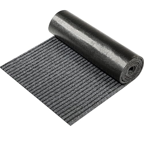 Nuanchu 1 Roll Large Semi Finished Outdoor Mat 16 x 79 Inch (Gray)