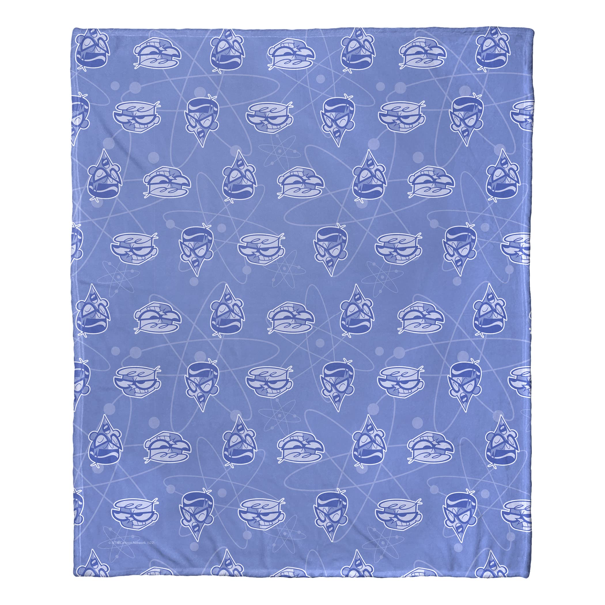 Northwest Cartoon Network - Dexter's Lab Silk Touch Throw Blanket, 50" x 60", Dexter Versus Mandark