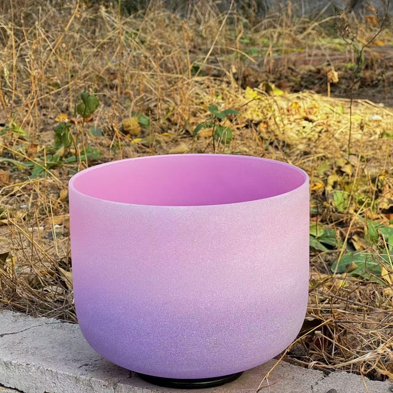 Campana tibetana in cristallo, 432 Hz, nota F, chakra del cuore, 20,3 cm | Per yoga, guarigione del suono, meditazione, ascolto dei chakra, consapevolezza, Reiki e sollievo dallo stress